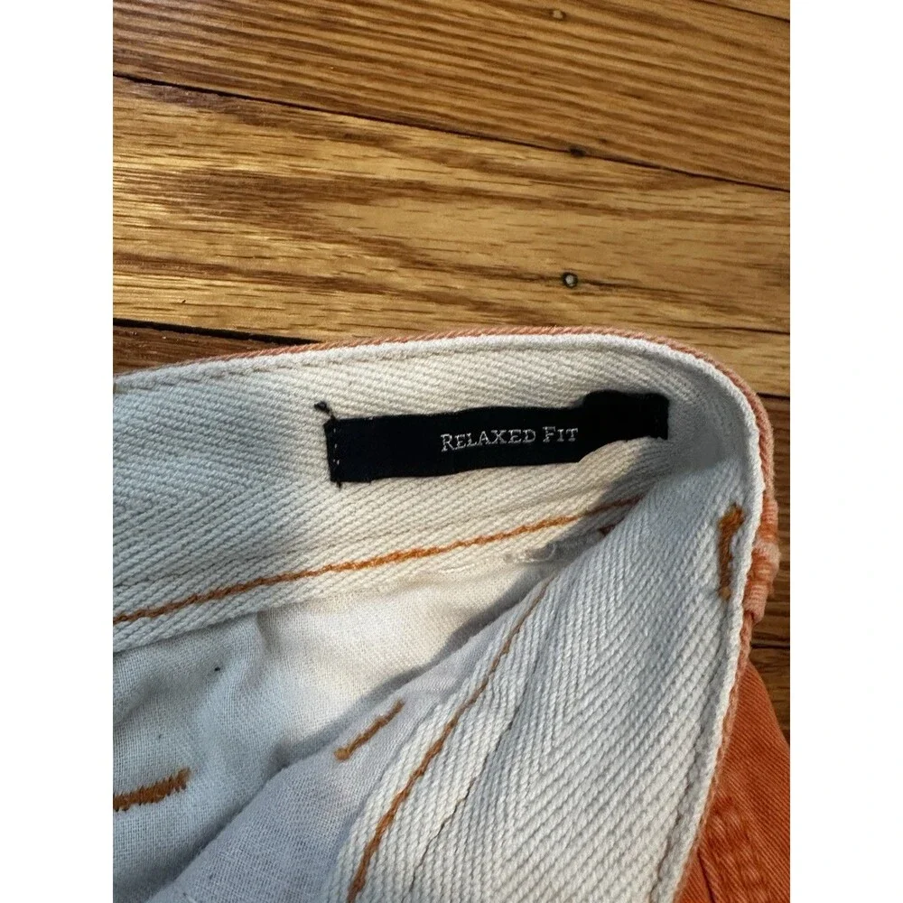 Polo Ralph Lauren Mens Chino Shorts Size 36 Orange Peach Cotton Twill Vintage